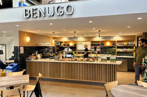 An image of Stowe School high-street style cafe 'Benugo'