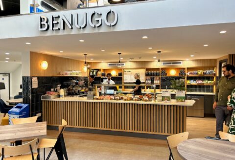 An image of Stowe School high-street style cafe 'Benugo'