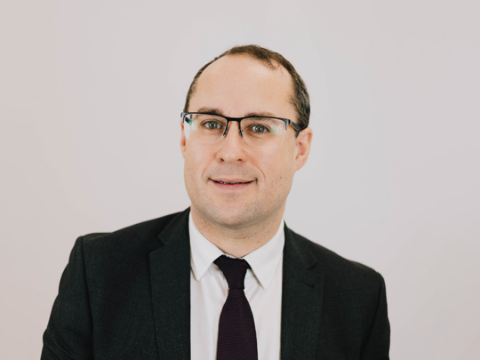 Meet our people. A picture of Andrew Cramphorn, Holroyd Howe Finance Director