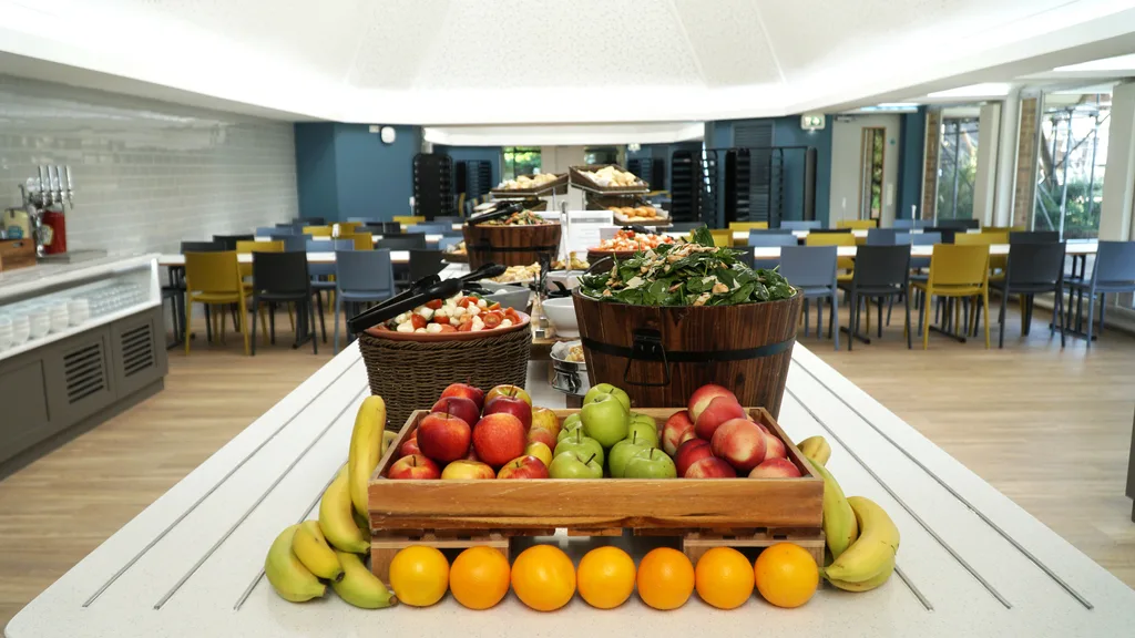 An image of the Charterhouse dining hall