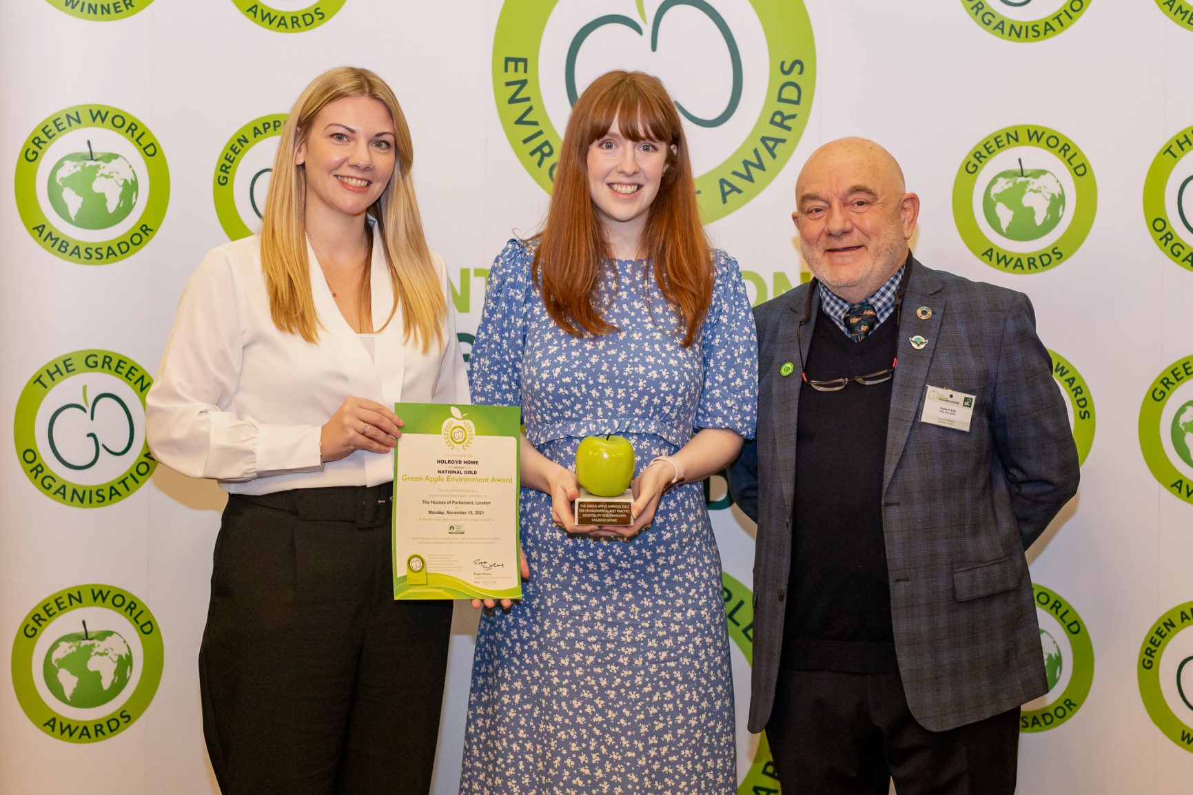 Two award wins at the 2021 International Green Apple Environment Awards