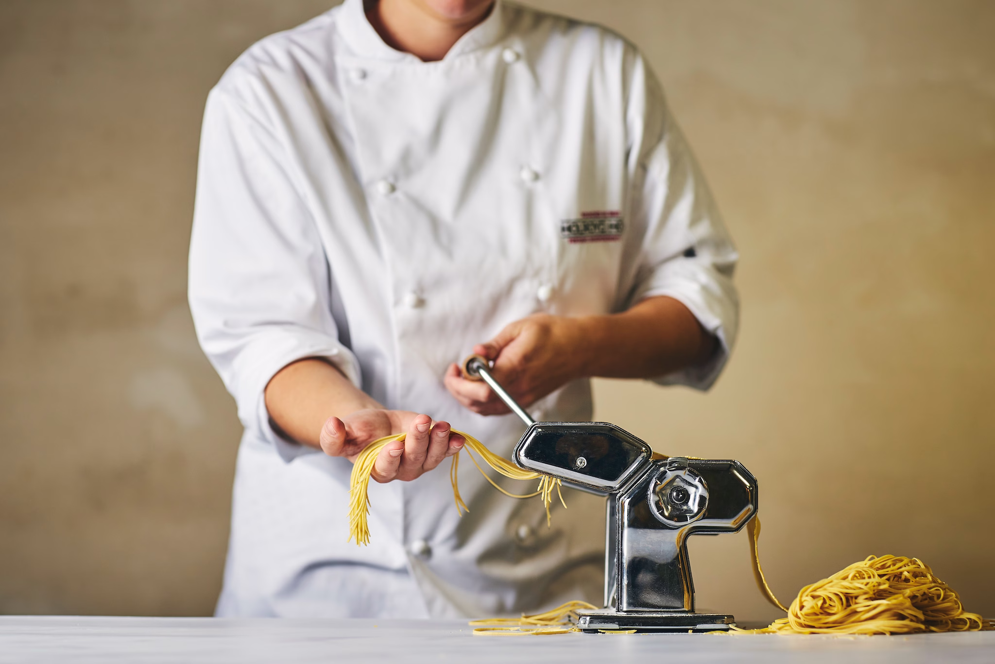 Chef preparing food expanded